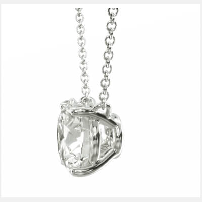 1.80 carat E VS1 Round Lab Diamond. 3xEX, Fixed Pendant