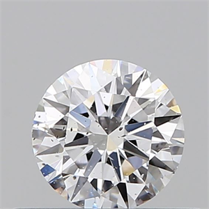 Picture of Natural Diamond 0.40 Carats, Round with Excellent Cut, D Color, SI2 Clarity and Certified by GIA