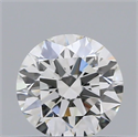 Natural Diamond 0.41 Carats, Round with Excellent Cut, G Color, VS2 Clarity and Certified by GIA