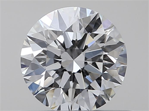 Picture of Natural Diamond 0.40 Carats, Round with Excellent Cut, F Color, VVS2 Clarity and Certified by GIA