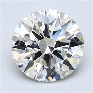 Picture of Natural Diamond 2.62 Carats, Round with Excellent Cut, H Color, SI2 Clarity and Certified by GIA