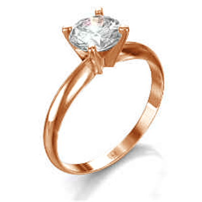 Classic solitaire yellow engagement ring settings