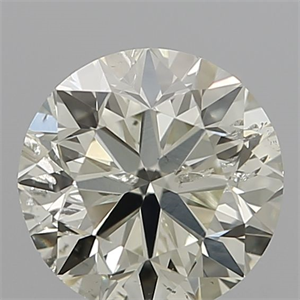 Picture of Natural Diamond 0.71 Carats, Round with Very Good Cut, K Color, SI2 Clarity and Certified by IGI