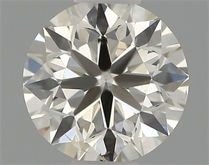 Picture of Natural Diamond 0.40 Carats, Round with Excellent Cut, H Color, SI1 Clarity and Certified by IGI