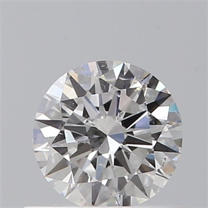 Picture of Natural Diamond 0.40 Carats, Round with Excellent Cut, F Color, SI2 Clarity and Certified by GIA