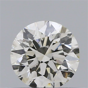 Picture of Natural Diamond 0.40 Carats, Round with Excellent Cut, H Color, VS2 Clarity and Certified by IGI