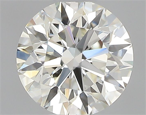 Picture of Natural Diamond 0.42 Carats, Round with Excellent Cut, K Color, IF Clarity and Certified by GIA