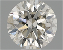 Natural Diamond 0.42 Carats, Round with Very Good Cut, I Color, I1 Clarity and Certified by IGI