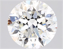 Natural Diamond 2.08 Carats, Round with Very Good Cut, I Color, I1 Clarity and Certified by GIA