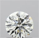 Natural Diamond 0.59 Carats, Round with Excellent Cut, K Color, VS2 Clarity and Certified by IGI