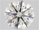 Natural Diamond 2.51 Carats, Round with Excellent Cut, J Color, VS1 Clarity and Certified by GIA