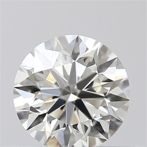 Picture of Natural Diamond 0.43 Carats, Round with Excellent Cut, K Color, VVS1 Clarity and Certified by GIA