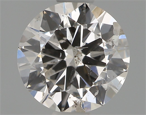 Picture of Natural Diamond 0.70 Carats, Round with Good Cut, I Color, I1 Clarity and Certified by GIA