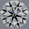 Natural Diamond 0.40 Carats, Round with Good Cut, G Color, IF Clarity and Certified by GIA