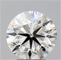 Natural Diamond 3.01 Carats, Round with Very Good Cut, I Color, SI1 Clarity and Certified by GIA