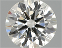 Natural Diamond 0.41 Carats, Round with Excellent Cut, G Color, SI1 Clarity and Certified by IGI