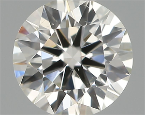 Picture of Natural Diamond 0.41 Carats, Round with Excellent Cut, G Color, SI1 Clarity and Certified by IGI