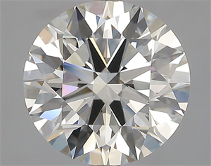 Picture of Natural Diamond 2.53 Carats, Round with Excellent Cut, F Color, VS1 Clarity and Certified by GIA