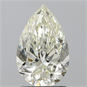 Natural Diamond 1.70 Carats, Pear with  Cut, K Color, VS1 Clarity and Certified by IGI