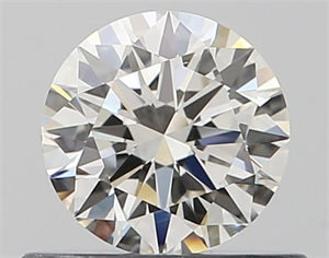 Picture of Natural Diamond 0.50 Carats, Round with Excellent Cut, I Color, VS1 Clarity and Certified by GIA