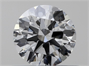 Natural Diamond 0.40 Carats, Round with Very Good Cut, H Color, VVS1 Clarity and Certified by GIA