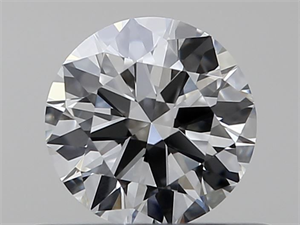 Picture of Natural Diamond 0.40 Carats, Round with Very Good Cut, H Color, VVS1 Clarity and Certified by GIA