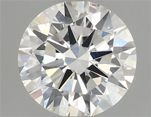 Picture of Natural Diamond 0.41 Carats, Round with Excellent Cut, I Color, SI1 Clarity and Certified by GIA