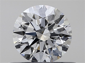 Picture of Natural Diamond 0.40 Carats, Round with Excellent Cut, E Color, VVS2 Clarity and Certified by GIA