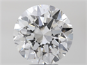 Natural Diamond 5.03 Carats, Round with Excellent Cut, G Color, VS2 Clarity and Certified by GIA