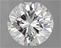 Natural Diamond 0.45 Carats, Round with Good Cut, D Color, VS1 Clarity and Certified by IGI