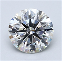 Natural Diamond 2.17 Carats, Round with Excellent Cut, G Color, SI1 Clarity and Certified by GIA