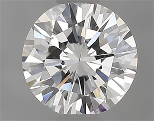 Picture of Natural Diamond 0.42 Carats, Round with Very Good Cut, E Color, VVS2 Clarity and Certified by IGI