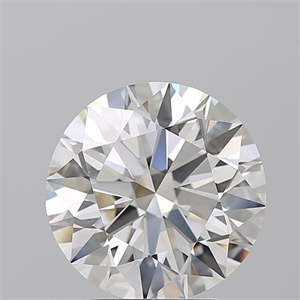 Picture of Natural Diamond 3.52 Carats, Round with Excellent Cut, I Color, VVS1 Clarity and Certified by GIA