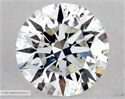 Natural Diamond 0.42 Carats, Round with Excellent Cut, F Color, SI1 Clarity and Certified by GIA