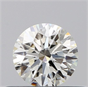 Natural Diamond 0.40 Carats, Round with Excellent Cut, J Color, VS2 Clarity and Certified by GIA