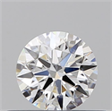 Natural Diamond 0.41 Carats, Round with Excellent Cut, D Color, SI1 Clarity and Certified by GIA