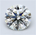 Natural Diamond 3.01 Carats, Round with Excellent Cut, J Color, VS2 Clarity and Certified by GIA