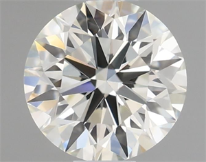 Picture of Natural Diamond 0.50 Carats, Round with Excellent Cut, K Color, VVS2 Clarity and Certified by GIA