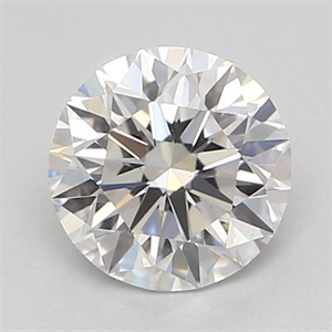 Picture of Natural Diamond 0.43 Carats, Round with Excellent Cut, E Color, VS2 Clarity and Certified by GIA