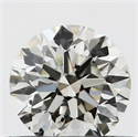 Natural Diamond 0.40 Carats, Round with Excellent Cut, J Color, SI1 Clarity and Certified by GIA