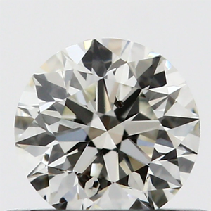 Picture of Natural Diamond 0.40 Carats, Round with Excellent Cut, J Color, SI1 Clarity and Certified by GIA