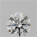 Natural Diamond 4.02 Carats, Round with Excellent Cut, H Color, VS2 Clarity and Certified by GIA