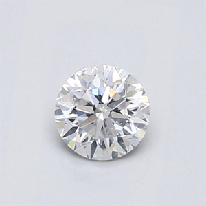 Picture of Natural Diamond 0.52 Carats, Round with Good Cut, F Color, SI2 Clarity and Certified by GIA