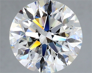 Picture of Natural Diamond 3.00 Carats, Round with Excellent Cut, G Color, VS2 Clarity and Certified by GIA