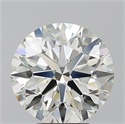 Natural Diamond 4.51 Carats, Round with Excellent Cut, I Color, VVS1 Clarity and Certified by IGI