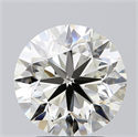 Natural Diamond 3.00 Carats, Round with Very Good Cut, K Color, VS2 Clarity and Certified by GIA