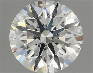 Picture of Natural Diamond 0.46 Carats, Round with Excellent Cut, I Color, VS1 Clarity and Certified by GIA