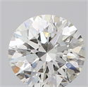 Natural Diamond 0.59 Carats, Round with Excellent Cut, J Color, SI2 Clarity and Certified by GIA