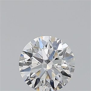 Picture of Natural Diamond 0.40 Carats, Round with Excellent Cut, E Color, VS2 Clarity and Certified by GIA