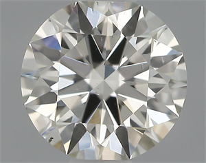 Picture of Natural Diamond 0.47 Carats, Round with Excellent Cut, I Color, VS2 Clarity and Certified by IGI